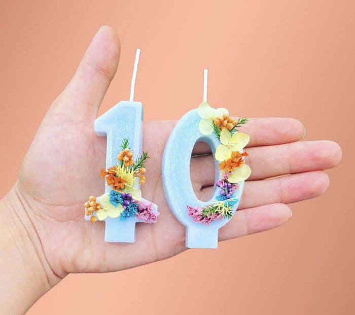 0-9 Number Birthday Candle Mould ( NSA )