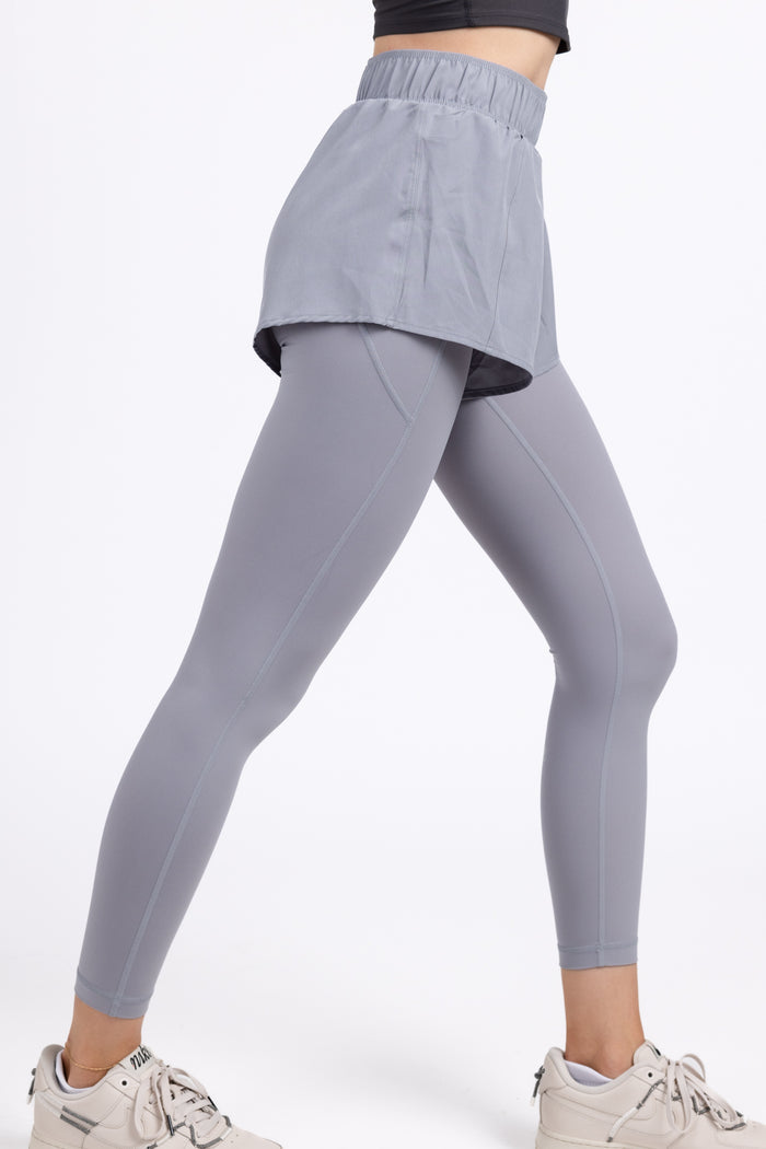 2 in 1 Tight Sport Leggings for Women