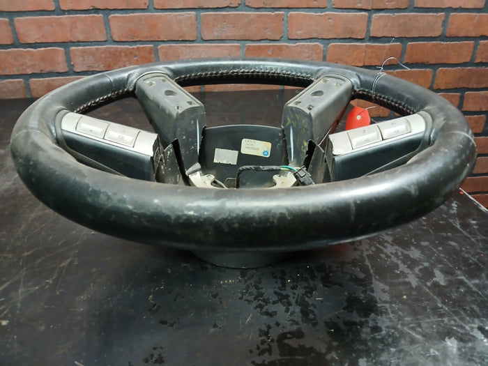 2006-2007 Chrysler 300 Steering Wheel w/ Controls Black Leather 1bf502dvaa