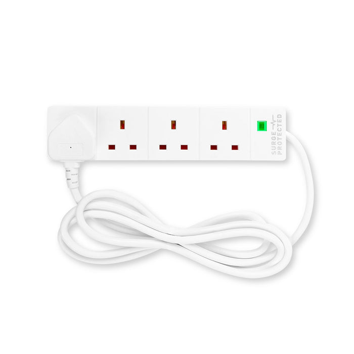 4-Way Surge Protected Extension Lead 2M 332658