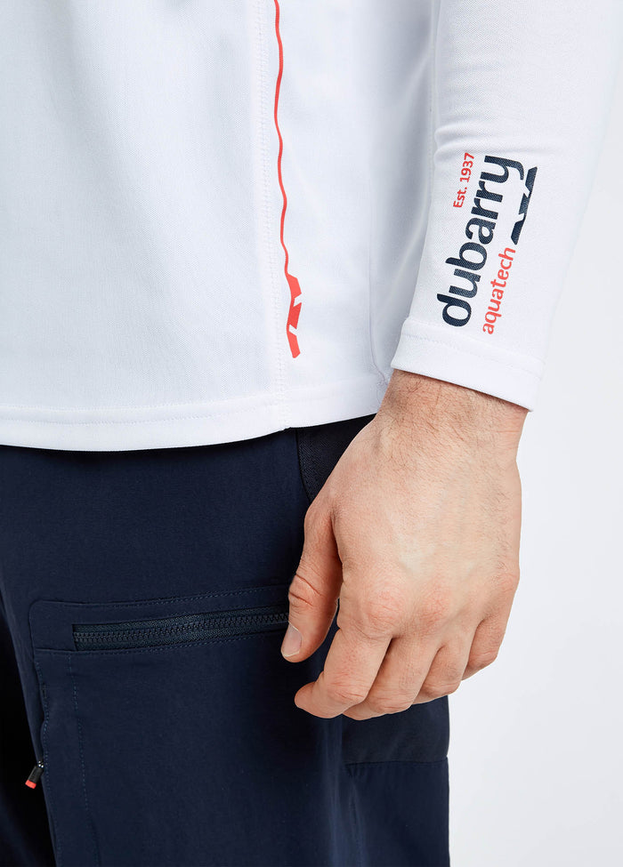 Ancona Mens Long-Sleeved T-Shirt - White