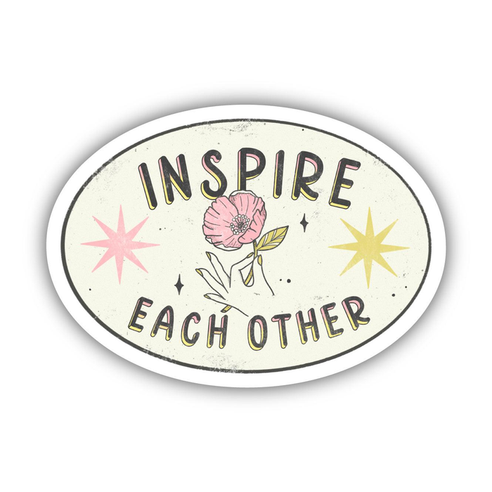 Big Moods 'Inspire Each Other' Vinyl Sticker