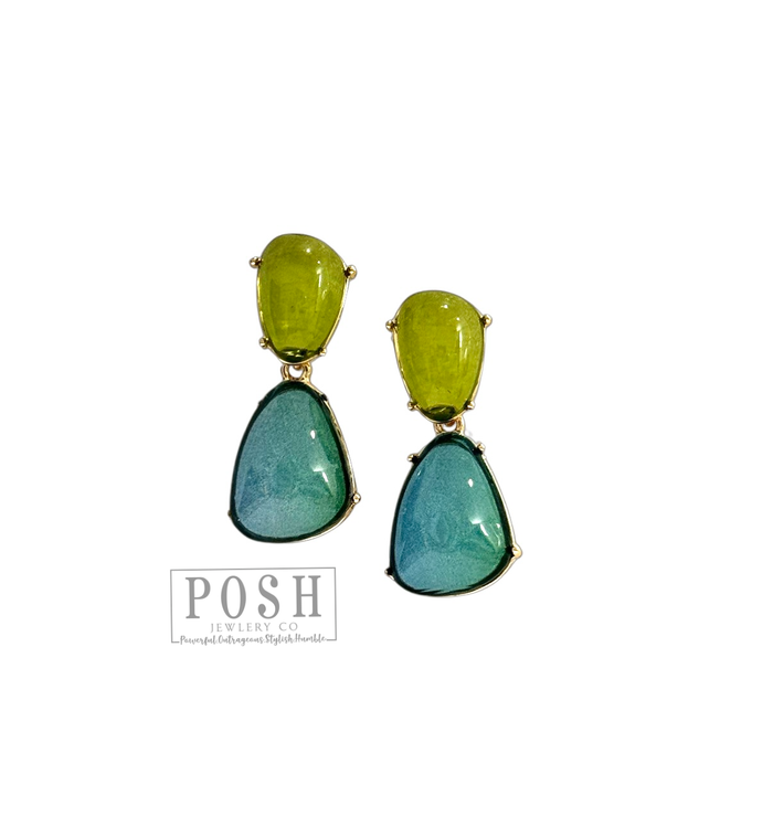 Bubble double earring