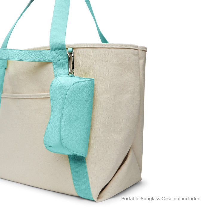 Canvas Tote Natural Canvas/Celeste