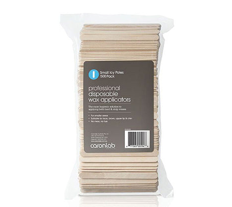 CaronLab Small Disposable Wooden Wax Applicators - Pack of 500