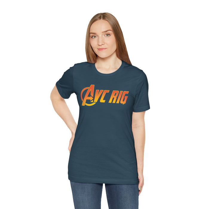 Comic Hero Unisex Jersey Tee - Super Hero Protector Team Up AVC Rig Theme