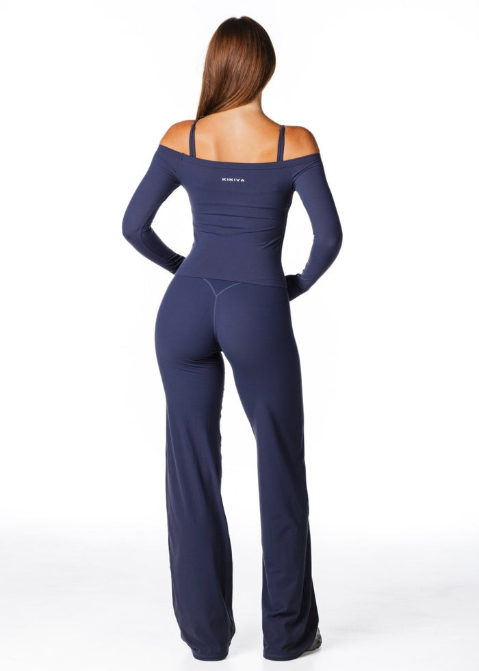 Core Capsule Off The Shoulder Top - Dark Navy - Kikiva Collection
