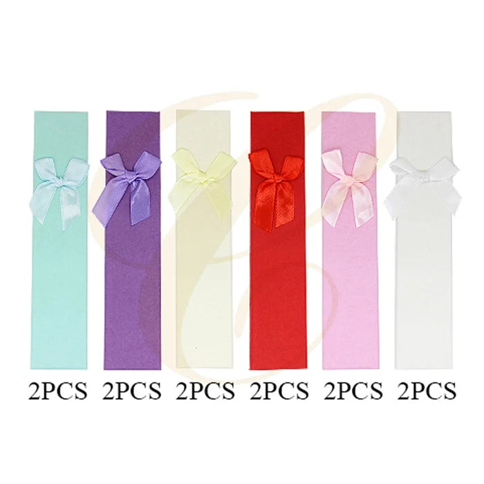 Elegant Slim Jewelry Gift Boxes with Satin Bow