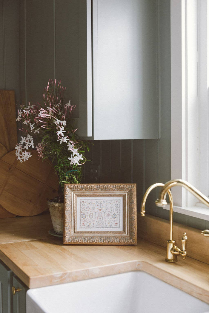 Griet Ruwen Tapestry Sampler Framed Art