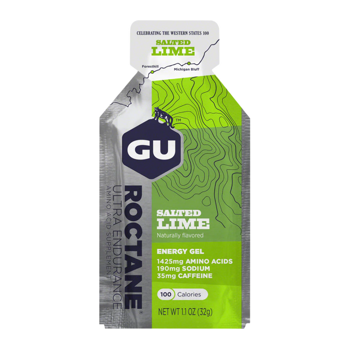 A product picture of the Gu Energy Roctane Salted Lime | 32g
