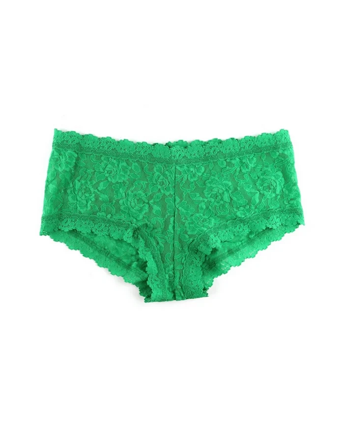 Lace Boyshort in the color Green Envy