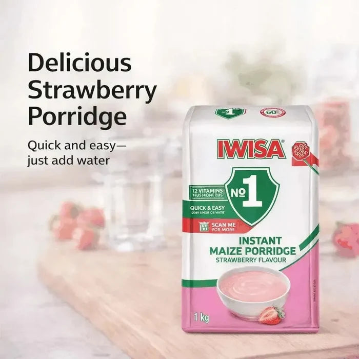 IWISA Instant Maize Porridge (Strawberry flavour) - 1kg Facebook Ad