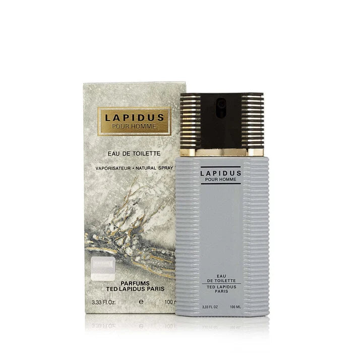 Lapidus Pour Homme Eau de Toilette 3.33 oz – Luxurious Woody Aromatic Fragrance for Men