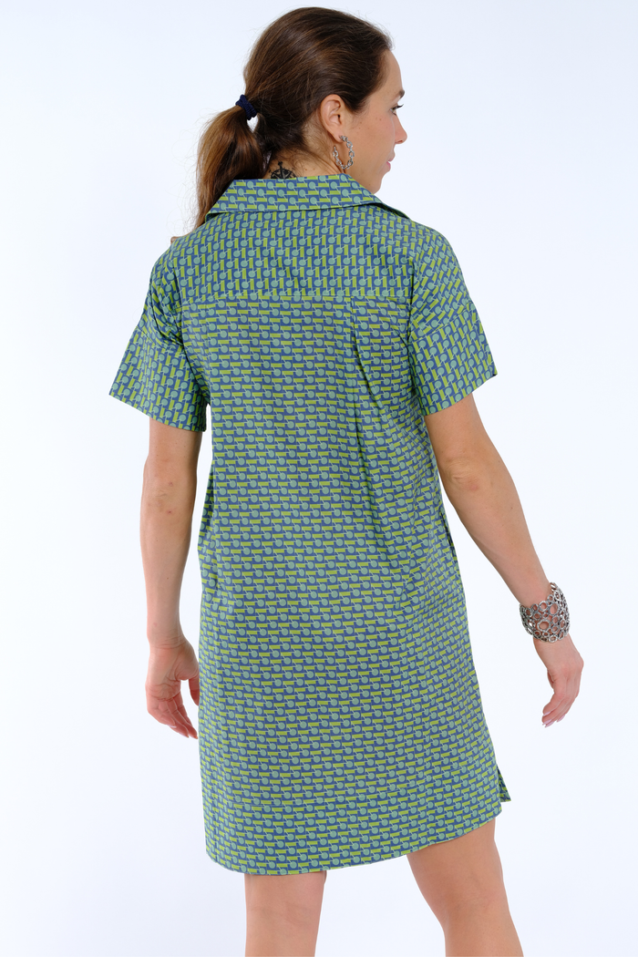 Comfortable everyday women’s dress with short sleeves