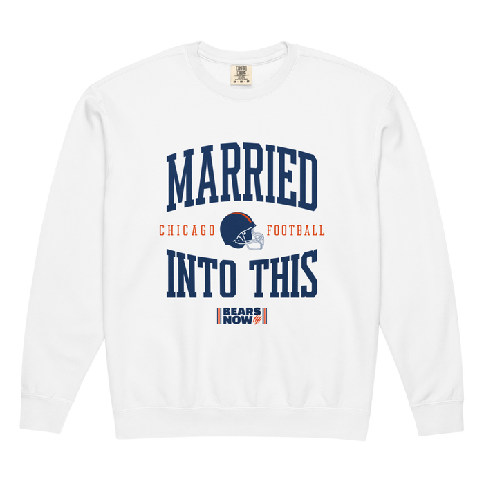 MARRIED INTO THIS | Chicago Football Women's Sweatshirt