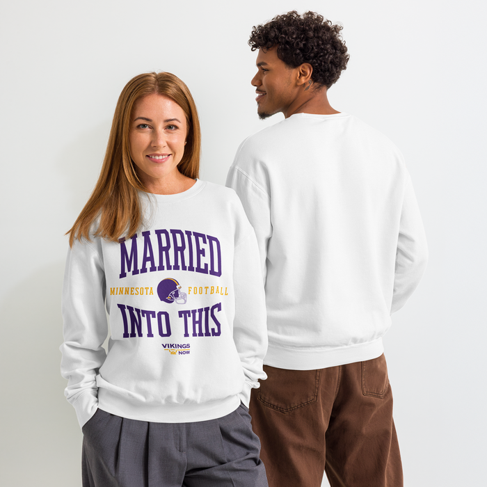 MARRIED INTO THIS | Minnesota Football Women's Sweatshirt