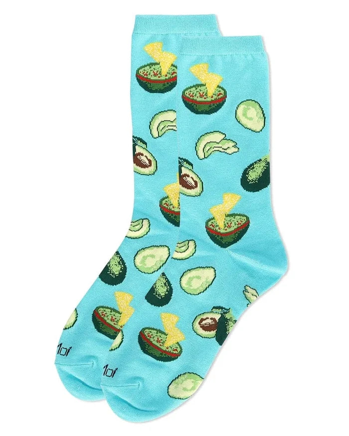 Mémoi Avocado Bamboo Crew Socks