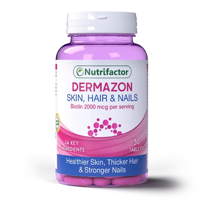 Nutrifactor Dermazon Biotin, 2000mcg