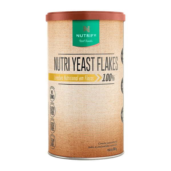 NUTRIFY | Levedura Nutricional - Nutritional Yeast Flakes (300 gramas)