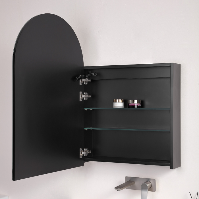 Olivia Arched LED Shaving Cabinet 600*900*155mm