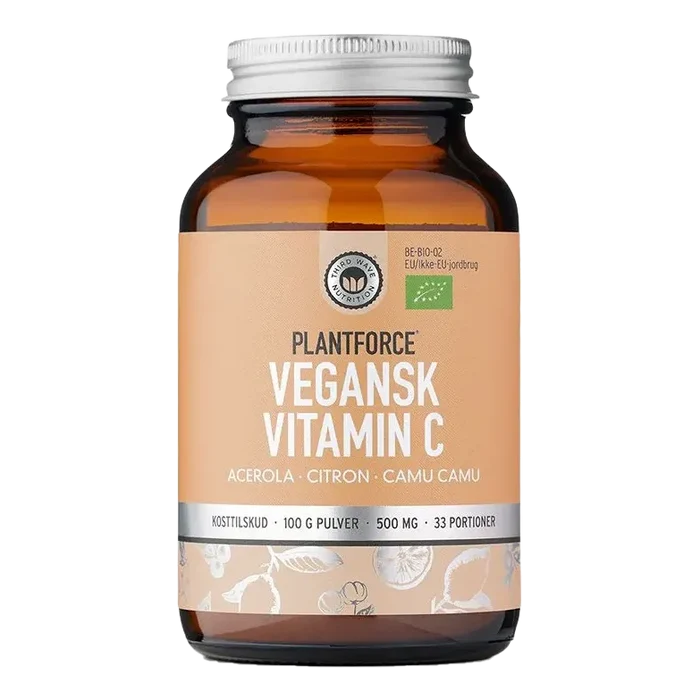 Plantforce Vegansk Vitamin C Økologisk pulver