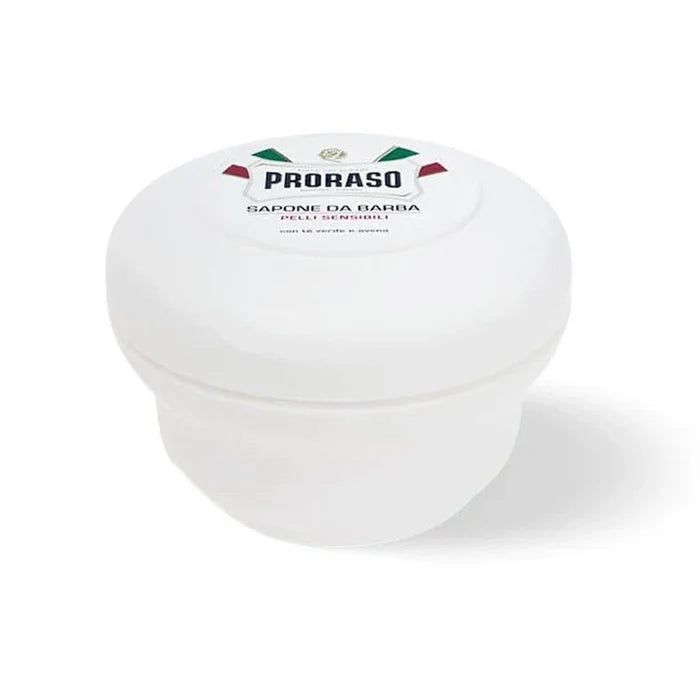 Proraso Shaving Soap In A Bowl Sensitive Skin Green Tea And Oatmeal 150ml - P306B