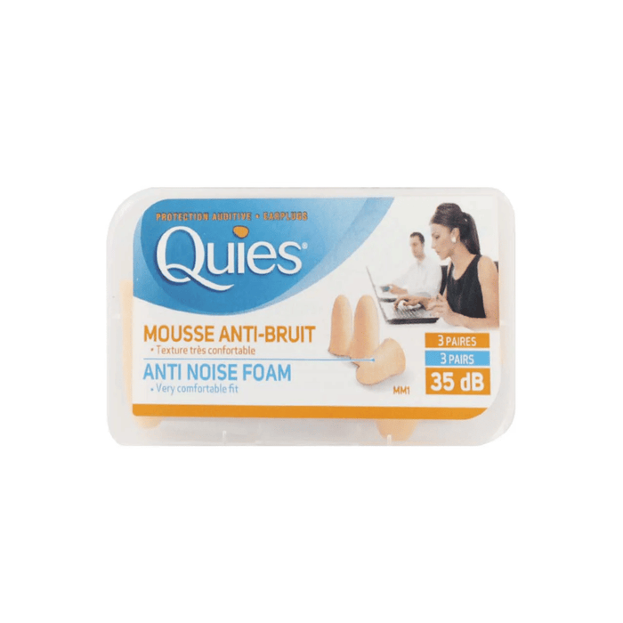 Quies Foam Earplugs 3 Pairs