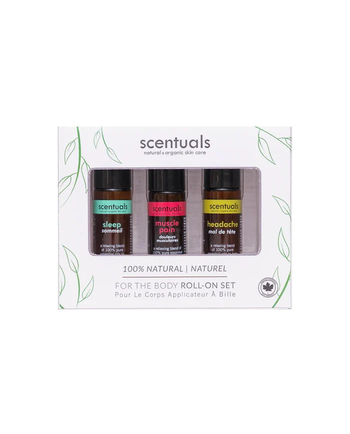 Scentuals for the Body Roll On Oils Set