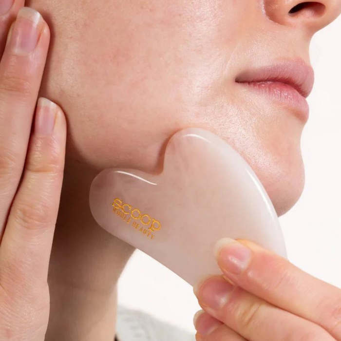 Go-For-Zero-Australia-Scoop-Whole-Beauty-Australia-100%-Rose-Guartz-Face-Sculpting-Gua-Sha-Chin-Styled