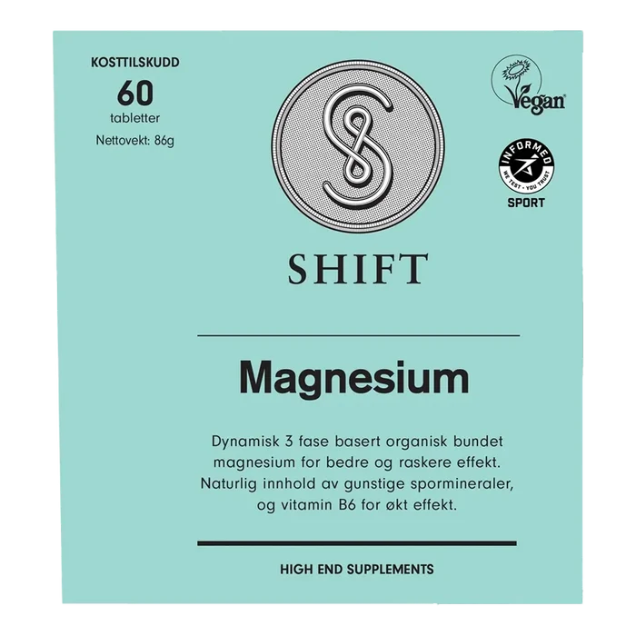 Shift Magnesium 60 Tabletter
