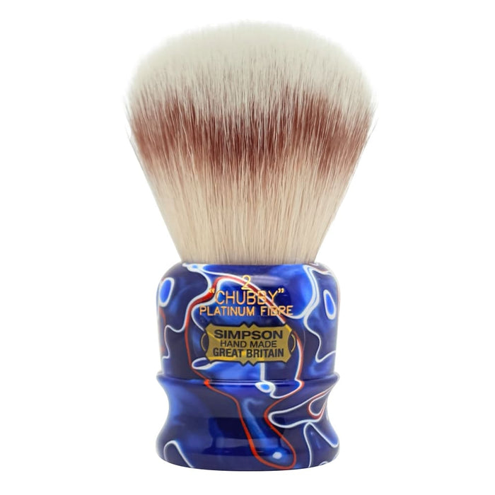 Simpsons | Platinum Synthetic Chubby 2 Patriot Shaving Brush