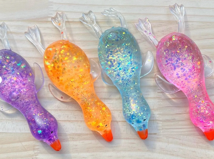 Squishy Glitter Duck