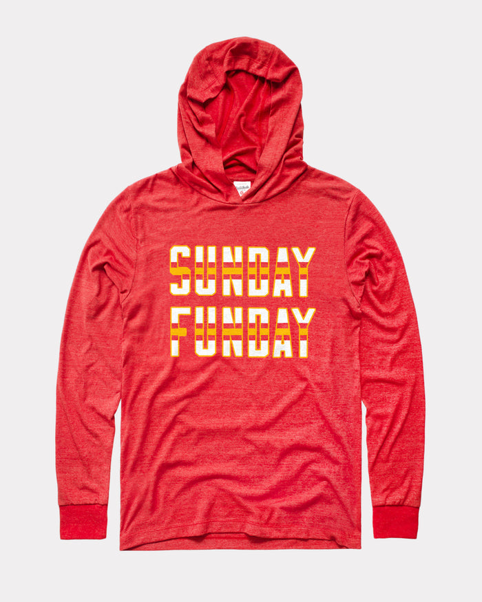 Red Sunday Funday Lightweight Hoodie
