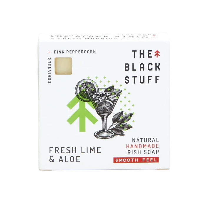 THE BLACK STUFF FRESH LIME AND ALOE natuurlijke zeep