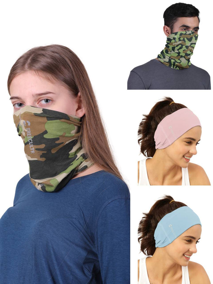 Chalk Blue; Peach; Camouflage