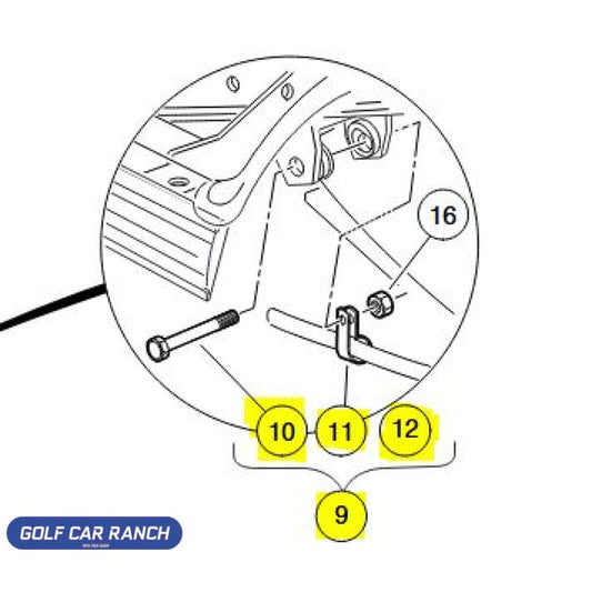 103377301 KIT FIELD P-CLAMP BRAKE LINE BRAKES - CC