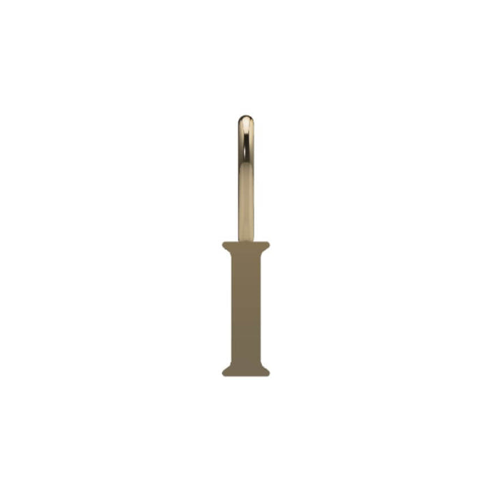 14k Solid Gold / I