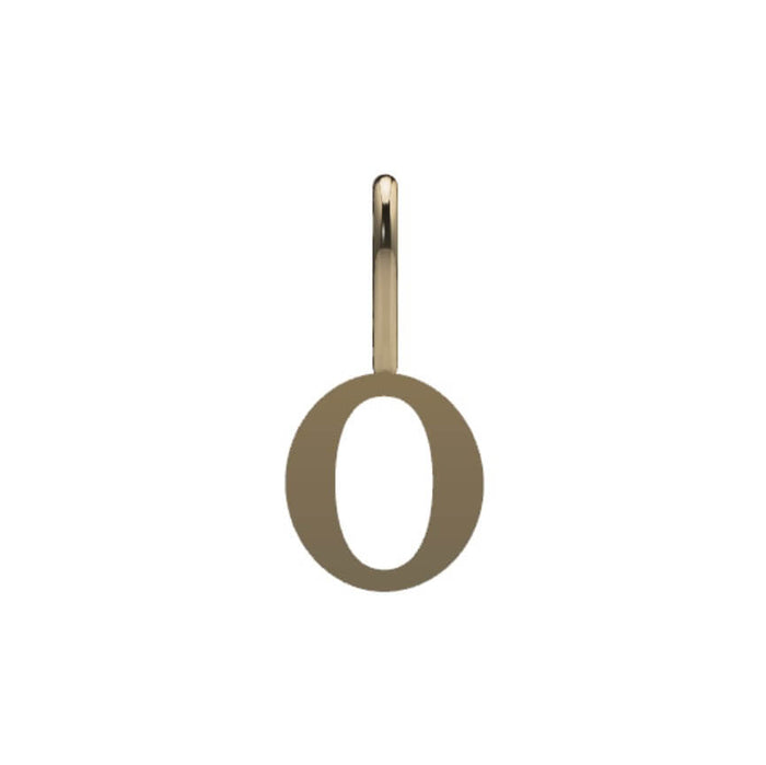 14k Solid Gold / O