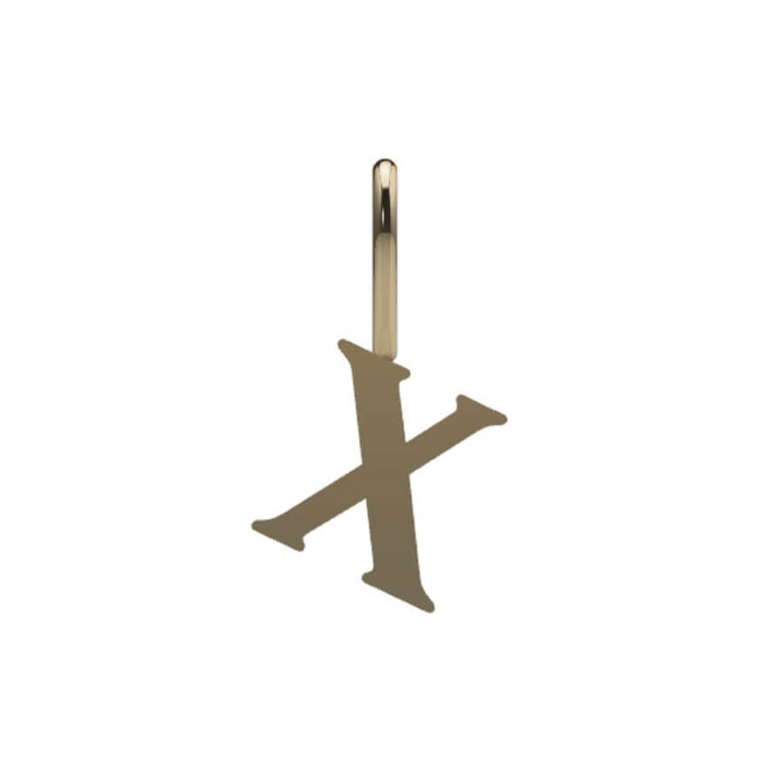 14k Solid Gold / X