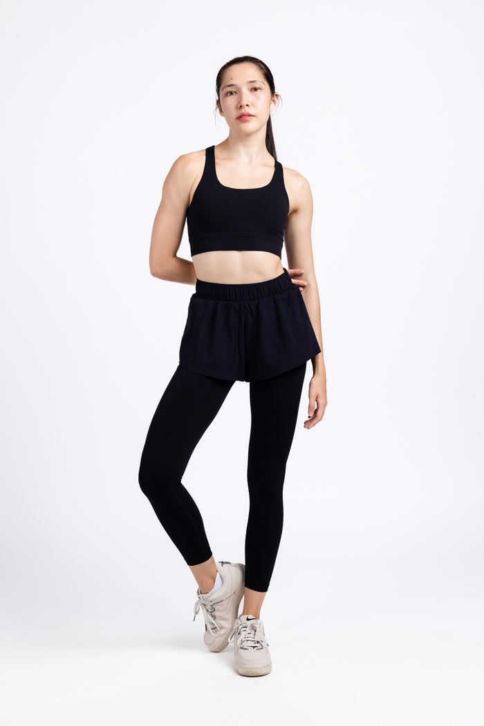 2 in 1 Tight Sport Leggings for Women