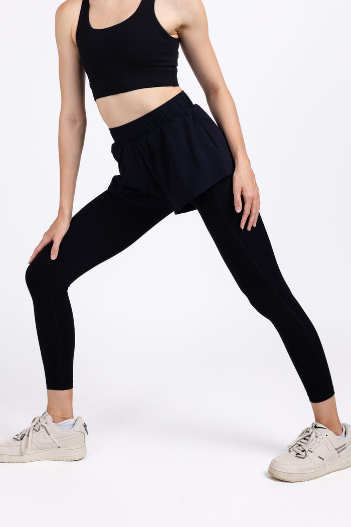 2 in 1 Tight Sport Leggings for Women