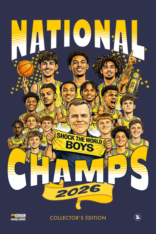 2026 National Champs Poster from Chat Sports (Navy)