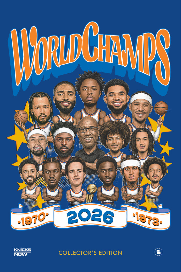 2026 World Champs Poster from Knicks Now