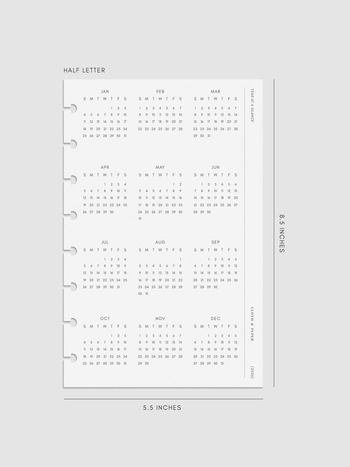 Half Letter 8-Disc Punch
