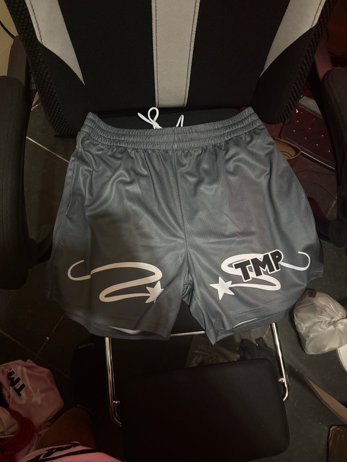 GREY TEMP SHORTS