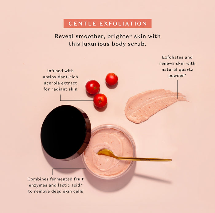Acerola Cherry Body Scrub - O Boticário US - Macy's - Bath & Body