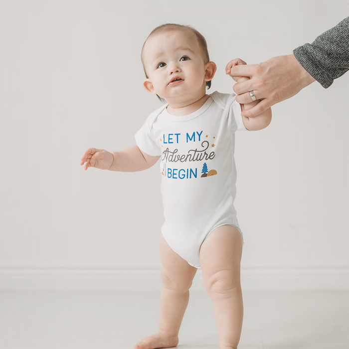 Adventure Begins Baby Bodysuit