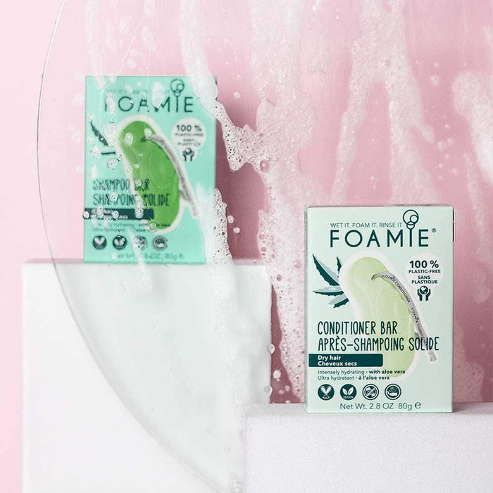Aloe Vera Shampoo Bar for Dry Hair by FOAMIE &Keep