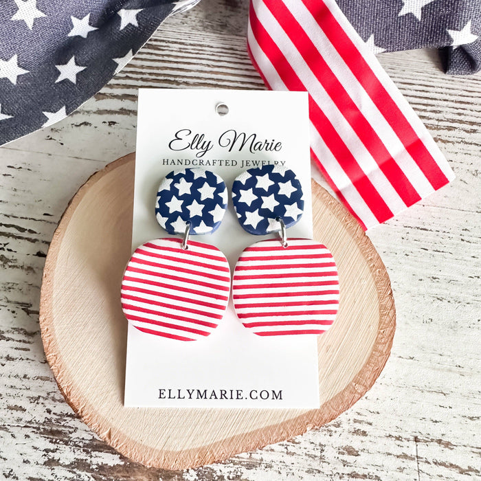 Americana Clay Earrings