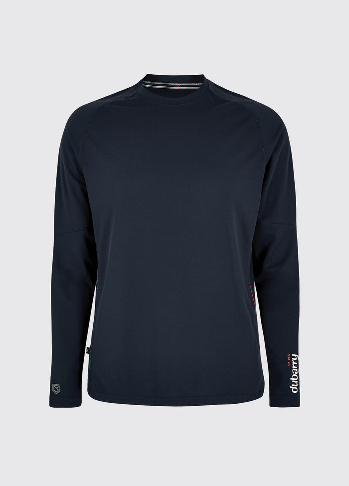 Ancona Mens Long-Sleeved T-Shirt - Navy